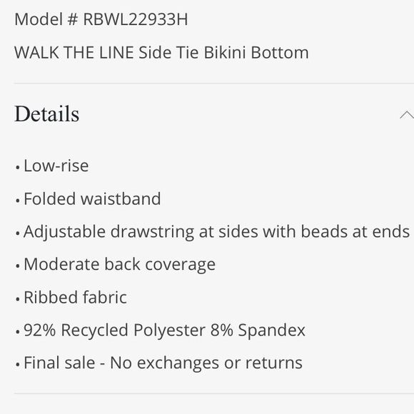 NWT Bleu Rod Beattie Walk The Line Triangle Top & Side Tie Bikini Bottom 8 White - Picture 5 of 11